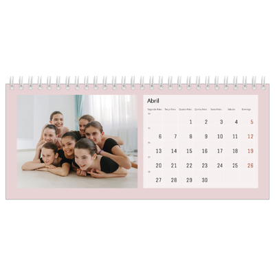 Calendários de mesa — Neo Scandi [Abril]
