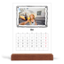 Calendário de mesa com suporte em madeira - vertical  — Momentos de álbum de recortes [capa]
