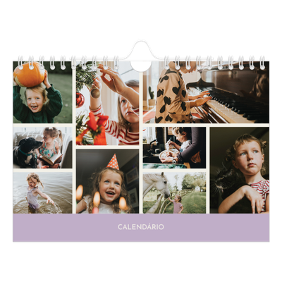 Calendário A5 horizontal — Capítulos pastel [capa]