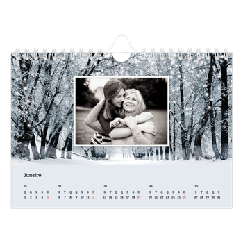 Calendário de Fotografias A5 Paisagem — Quatro estações