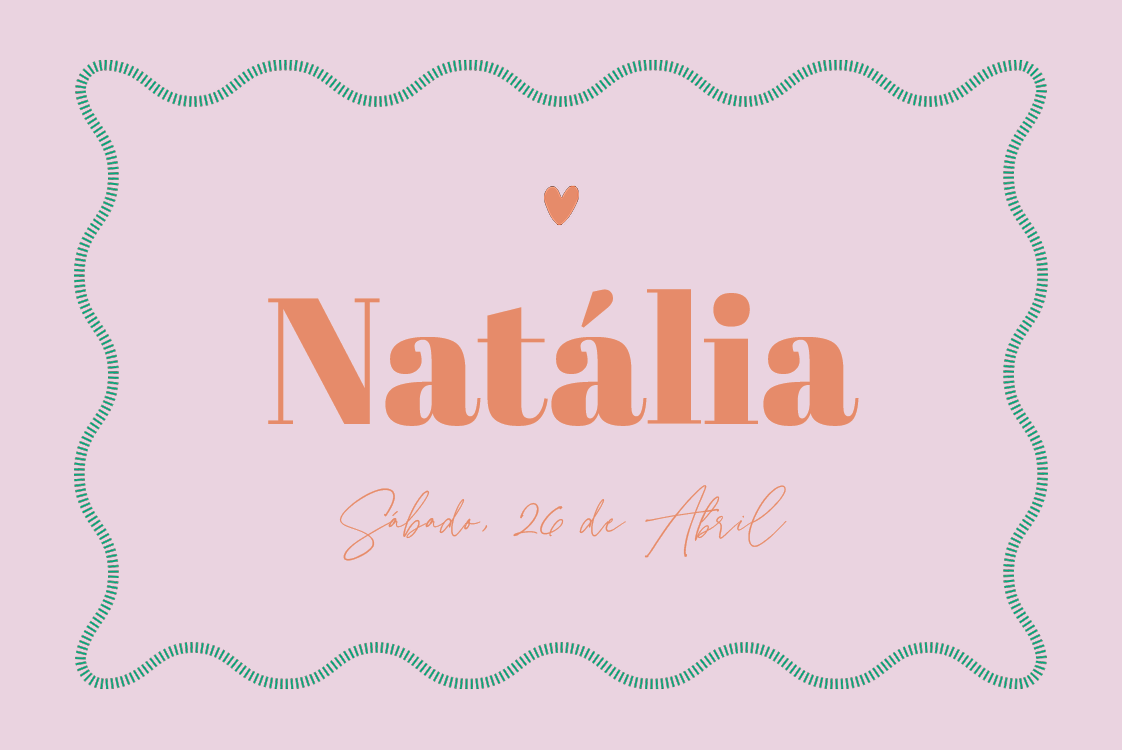 Convites — Rubor e rabisco