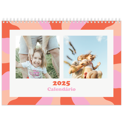 Calendário A4 duplo — Jogar com o padrão [capa]