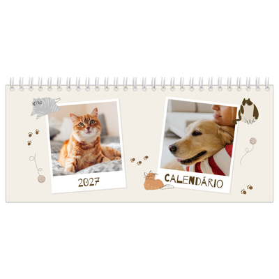Calendários de mesa — Gatinho brincalhão [capa]