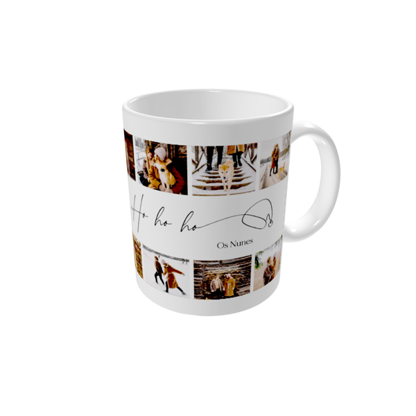 Canecas personalizadas — Mosaico simples do Pai Natal