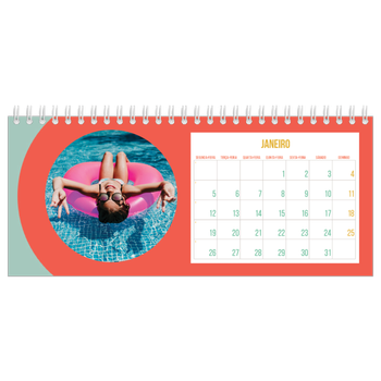 Calendário de Fotografias de Mesa — Brilhante e bonito