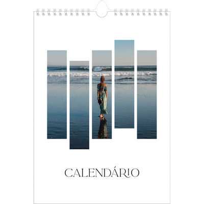 Calendário fotográfico A4 — Mosaicos de viagem [capa]