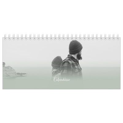 Calendários de mesa — Verde enevoado [capa]