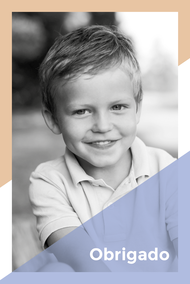 Cartões de agradecimento — Filtro de cor parcial