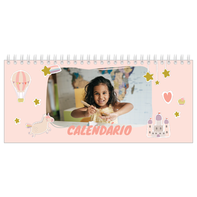 Calendários de mesa — Unicórnio arco-íris [capa]