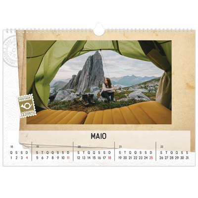 Calendário A3 Horizontal — Parts unknown [capa]