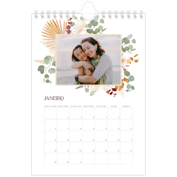 Calendário A5 — Boho