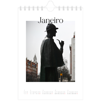 Calendário A5 — O meu diário de viagem