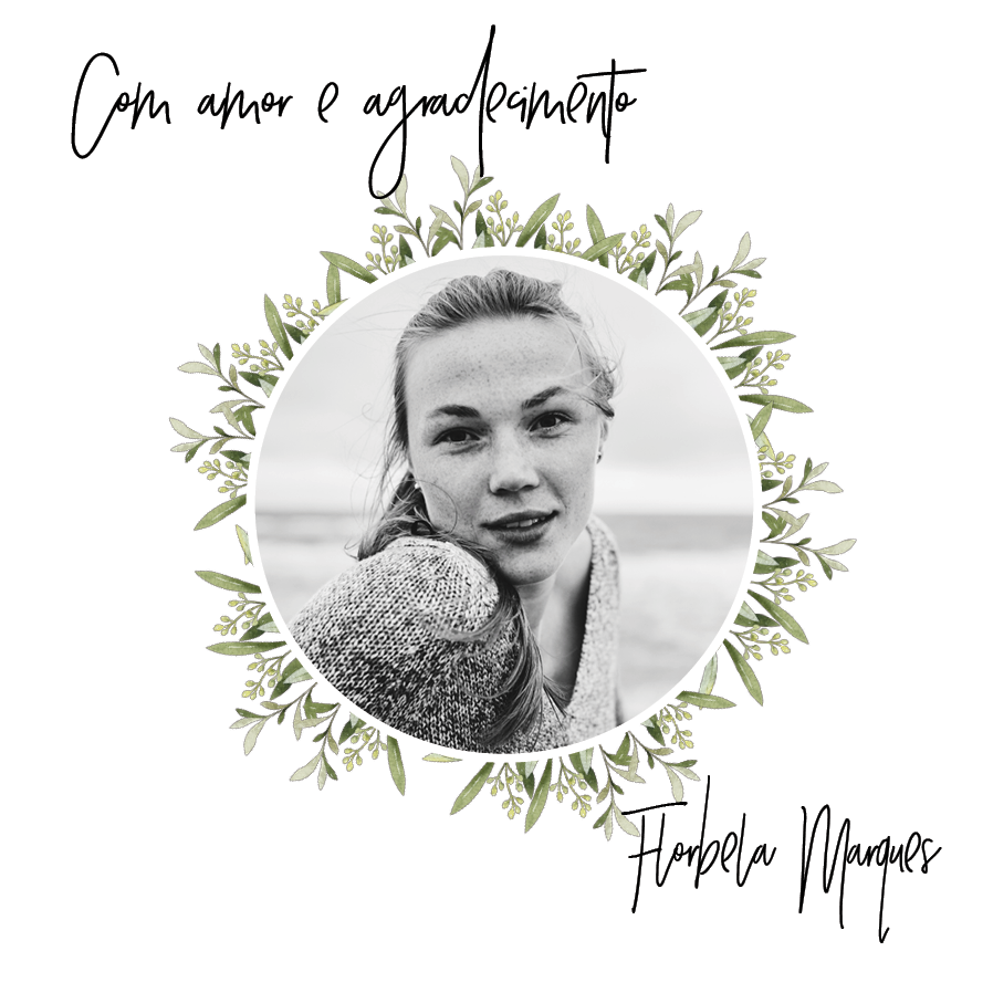 Cartões de agradecimento — Fresco botânico