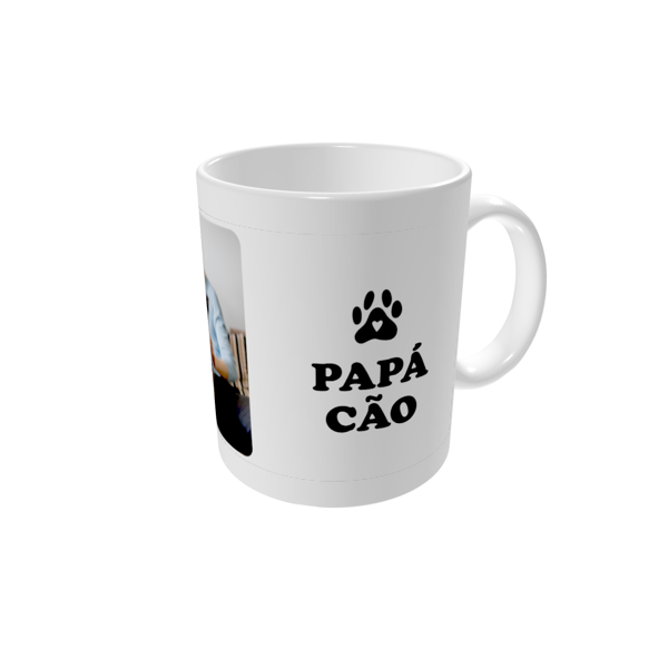 Canecas personalizadas — Papá cão - branco