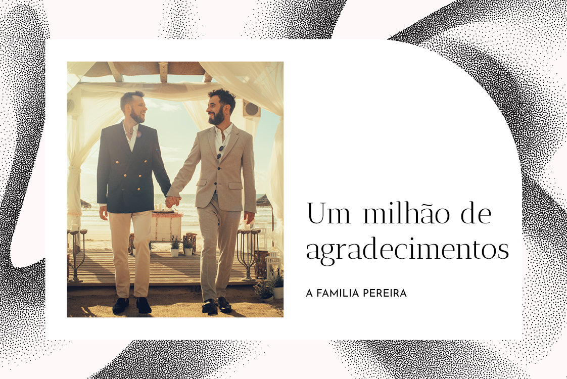 Cartões de agradecimento — Chique urbano