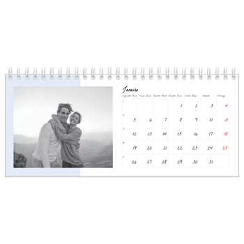 Calendário de Fotografias de Mesa — Ecrãs a cores