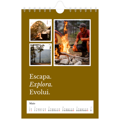 Calendário A5 — Terra editorial [Maio]
