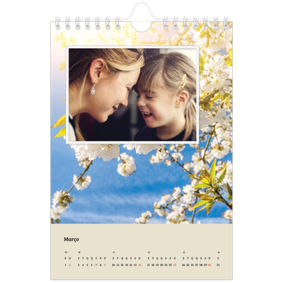 Calendário A5 — Quatro estações [Março]