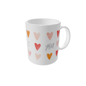 Canecas personalizadas — Impressões de corações