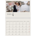 Calendário A4 duplo — Iniciais em flor [Maio]