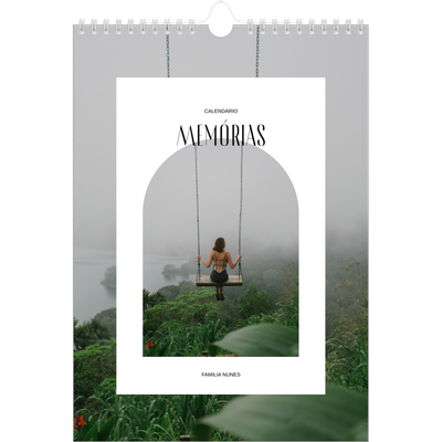 Calendário fotográfico A4 — O arco aberto [capa]