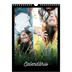Calendário fotográfico A4 — Preto mínimo [capa]