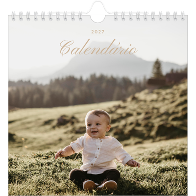Calendário quadrado — Caixas de tiras fotográficas [capa]