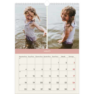 Calendário A3 — Capítulos pastel [capa]