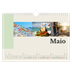 Calendário A4 horizontal — Vistas do mundo [Maio]