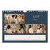 Calendário A5 horizontal — Ardósia e serifas [Abril]