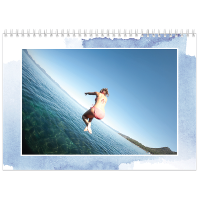 Calendário A4 duplo — Fundos de aquarela [capa]