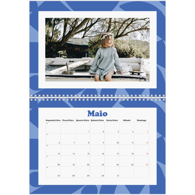 Calendário A4 duplo — Jogar com o padrão [capa]