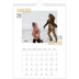 Calendário fotográfico A4 — Tipo de casal [Janeiro]
