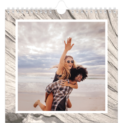 Calendário quadrado — Casca de árvore [capa]