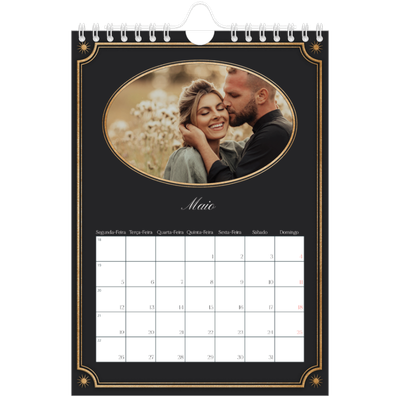 Calendário A5 — Clássico vintage [capa]