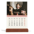 Calendário de mesa com suporte em madeira - vertical  — Capítulos pastel [capa]
