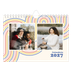 Calendário A5 horizontal — Linhas retro [capa]