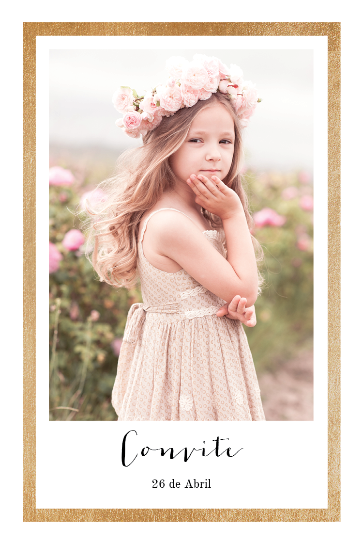 Convites — Na moldura