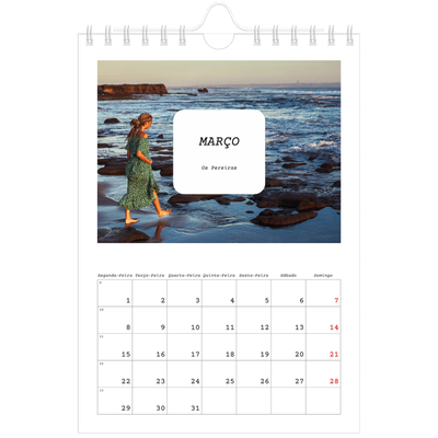 Calendário A5 — A história completa [Março]