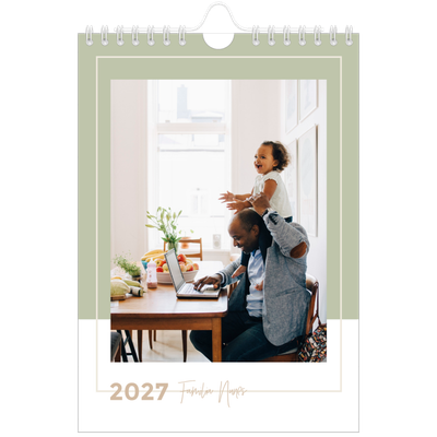 Calendário A5 — Molduras de terra [capa]