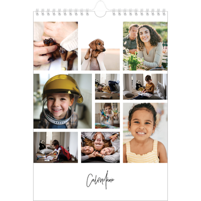 Calendário fotográfico A4 — Arranjos fotográficos [capa]