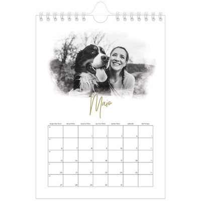 Calendário A5 — Efeitos fotográficos [Maio]