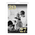 Calendário A5 — Números grandes com purpurinas [capa]
