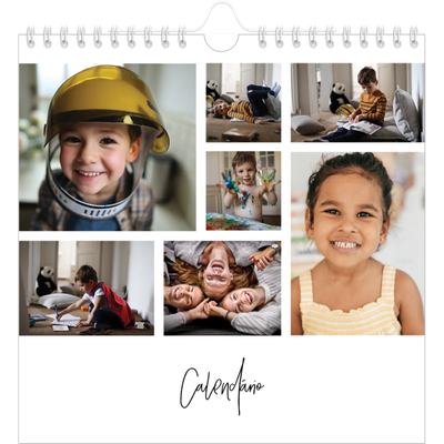 Calendário quadrado — Arranjos fotográficos [capa]