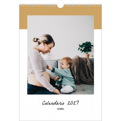 Calendário A3 — Calendário da lista [capa]