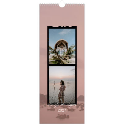 Calendário fino  — Aventura e desejo de viajar [capa]