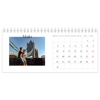 Calendários de mesa — O meu diário de viagem [Maio]