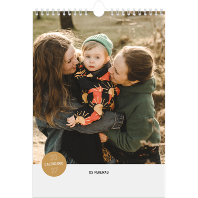 Calendário fotográfico A4 — Autocolante de fotografia [capa]