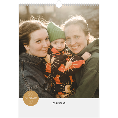 Calendário A3 — Autocolante de fotografia [capa]