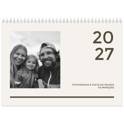 Calendário A4 duplo — Contemporâneo arrojado [capa]